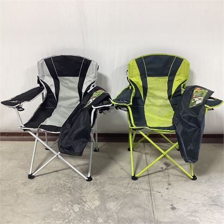 BuyOrBidOnIt - (2) Ozark Trail Outdoor Oversized Mesh Bag Chairs