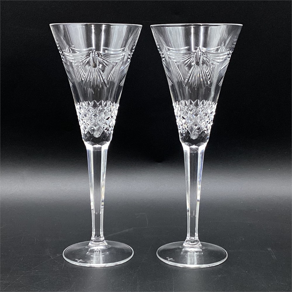 BuyOrBidOnIt - Pair of Waterford Crystal Millennium Collection ...