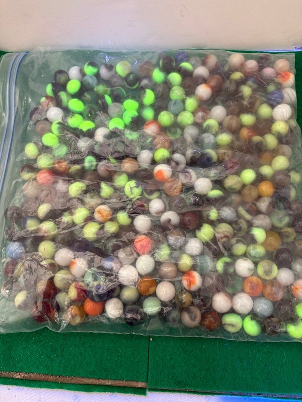 Shipping Bag Examples BuyOrBidOnIt - LARGE BAG OF ASSORTED URANIUM GLASS MARBLES – UNCOUNTED